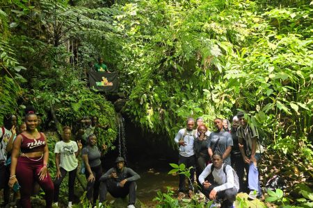 Lawyer Stephen’s Cave & Waterfalls Hike🇰🇳🥾⛲️